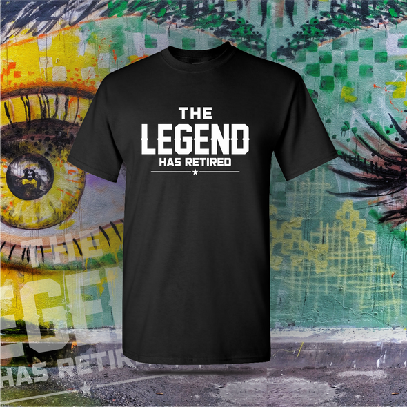 The Legend Has Retired, Funny Retirement Shirt, Birthday Gift, Men's Shirt