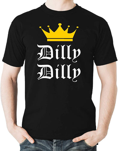 Dilly Dilly Funny Beer King Drinking Crown Graphic Men's T-Shirt