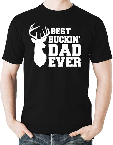 Best Buckin' Dad Ever Funny Gift for Dad, Papa, Father Men's T-Shirt