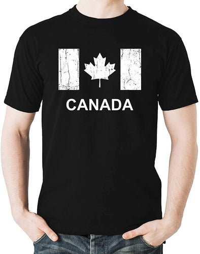 Canada Flag - Funny Canadian Pride - Maple Leaf - July 1st Canada Day Novelty Men's T-Shirt