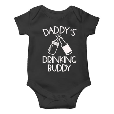 Daddy Drinking Buddy - Funny Cute Novelty Infant Creeper, One-Piece Baby Bodysuit